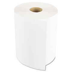 HARD WOUND ROLL TOWEL WHITE 10&quot; X 800&#39; 6ROLLS /CASE