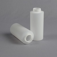 12 oz. Natural HDPE Plastic  Cylinder Bottle, 38mm 38-400