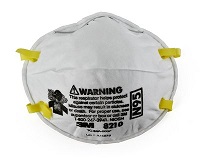 3M N95 Dust Mask With Adjustable Nose Clip. 20  per