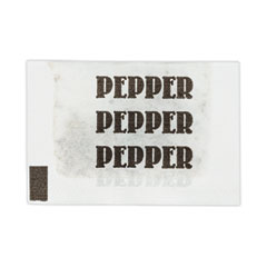 Pepper Packets, 0.1 g Packet,  3,000/Carton