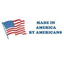 #DL1665 2 x 6&quot; Made In America by Americans Label