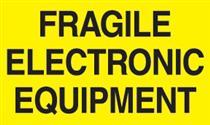 #DL2441 3 x 5&quot; Fragile Electronic Equipment Label