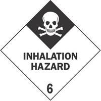 #DL5191 4 x 4&quot; Infectous Hazard - Hazard Class 6 Label