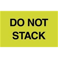 #DL2241 3 x 5&quot; Do Not Stack
Label