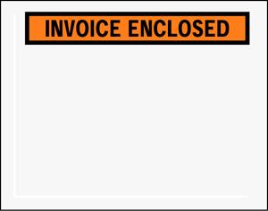 7 x 5 1/2&quot; Panel Face Invoice Enclosed Envelope (1000/Case)
