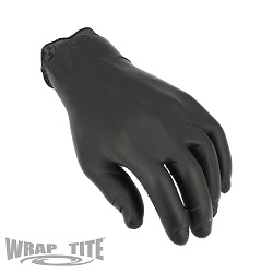 Black Nitrile Gloves,  Industrial Grade, 3.5-4mil, 