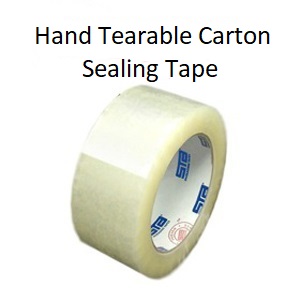 STA Hand Tearable Clear  Acrylic Tape 48mmx50m 2.2 mil 