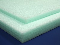 1&quot;X48&quot;X48&quot; 1.2# DENSITY
POLYETHYLENE FOAM SHEET-GREEN
STOCK FOR GES
1.2pcf Fabricated P.E(Green)