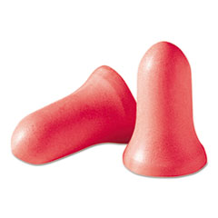 Max-1 Single-Use Earplugs, Cordless, 33nrr, Coral, 200