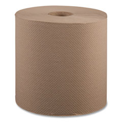 Hardwound Roll Towels, 8 X 800 Ft, Natural, 12 Rolls/carton