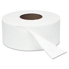 Jumbo Roll Bath Tissue, Septic Safe, 2 Ply, White, 3.4&quot; X