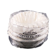 Basket Filters For Drip Coffeemakers, 10 To 12 Cup