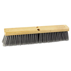 Floor Brush Head, 3&quot; Gray
Flagged Polypropylene
Bristles, 18&quot; Brush