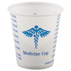 Paper Medical And Dental Graduated Cups, 3 Oz,