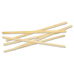 Renewable Wooden Stir Sticks, 7&quot;, 1,000/pack, 10