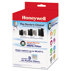 Allergen Remover Replacement Hepa Filters, 3/pack