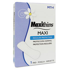 Maxithins Vended Sanitary Napkins #4, Maxi, 250