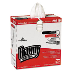 Lightweight Disposable Shop
Towel, 9 1/10&quot; X 12 1/2&quot;,
White, 200/box