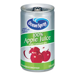100% Juice, Apple, 5.5 Oz Can