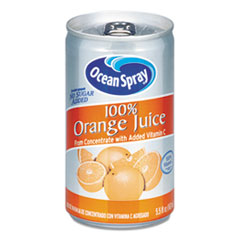 100% Juice, Orange, 5.5 Oz Can