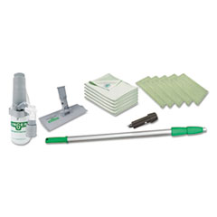 Speedclean Window Cleaning
Kit, 72&quot; To 80&quot;, Extension
Pole With 8&quot; Pad Holder,
Silver/green