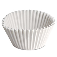 Fluted Bake Cups, 2.25&quot; Diameter X 1.88&quot;h, White,