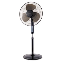 16&quot; Remote Control Stand Fan, Three Speeds, Black