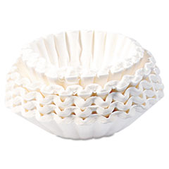 Commercial Coffee Filters, 12 Cup Size, Flat Bottom,
