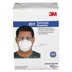 Particulate Respirator W/cool Flow Exhalation Valve, 10