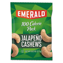 100 Calorie Pack Nuts, Jalapeno Cashews, 0.62 Oz