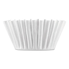 Coffee Filters, 8 To 10 Cup Size, Flat Bottom, 100/pack,
