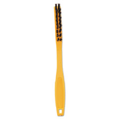 Synthetic-Fill Tile And Grout Brush, 8 1/2&quot; Long, Yellow