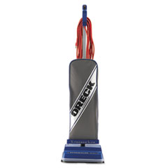 Xl Upright Vacuum, 12&quot; Cleaning Path, Gray/blue