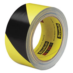 Safety Stripe Tape, 2&quot; X 108
Ft, Black/yellow