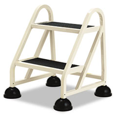 Stop-Step Ladder, 23&quot; Working Height, 300 Lbs Capacity, 2