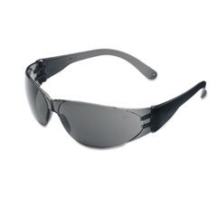Checklite Scratch-Resistant Safety Glasses, Gray Lens,
