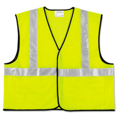 Class 2 Safety Vest, Fluorescent Lime W/silver