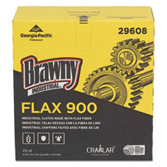 Flax 900 Heavy Duty Cloths, 9 X 16 1/2, White, 72/box, 10