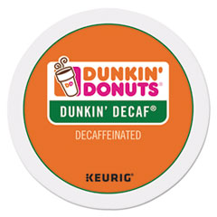 K-Cup Pods, Dunkin&#39; Decaf,
24/box