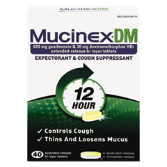Dm Expectorant And Cough Suppressant, 40 Tablets/box