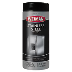 Stainless Steel Wipes, 7 X 8, 30/canister, 4