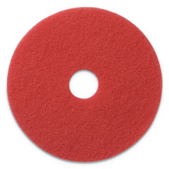 Buffing Pads, 20&quot; Diameter, Red, 5/carton