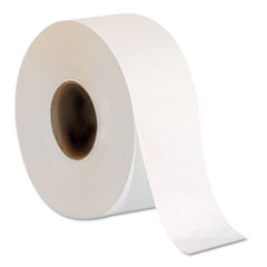 Jumbo Jr. One-Ply Bath Tissue
Roll, Septic Safe, White, 2000
Ft, 8 Rolls/carton