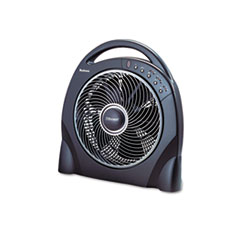 12&quot; Oscillating Floor Fan W/remote, Breeze Modes, 8hr
