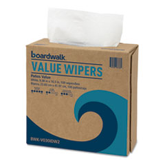 Drc Wipers, White, 9 1/3 X 16 1/2, 9 Dispensers Of 100,