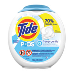 Free And Gentle Laundry Detergent, Pods, 72/pack, 4