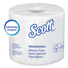 Essential 100% Recycled Fiber Srb Bathroom Tissue, Septic