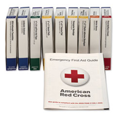 Ansi Compliant 10 Person First Aid Kit Refill, 65 Pieces