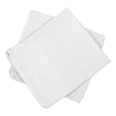 Counter Cloth/bar Mop, White, Cotton, 60/carton