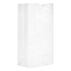Grocery Paper Bags, 40 Lbs
Capacity, #20, 8.25&quot;w X 5.94&quot;d
X 16.13&quot;h, White, 500 Bags